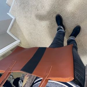 Vince Camuto Leather Tote